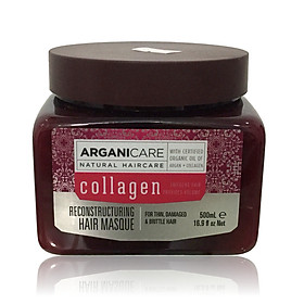 Mặt Nạ Tái Tạo Tóc Arganicare Reconstructing Collagen Hair Masque 500ml