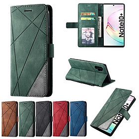 Bao da điện thoại nắp lật PU mềm cho Samsung Galaxy Note10 Pro Note10+ Note9 Note8 S10 S9 S8 Plus S10+ S9+ S8