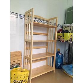 Mua Kệ Sách - Đựng Đồ - Gỗ Tự Nhiên 4 Tầng