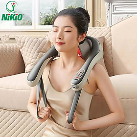 Máy Massage Cổ Vai Gáy Nikio NK-138 - Động Cơ 6D Xoa Bóp Chuyên Sâu, Giảm Đau Mỏi, Căng Cứng Cổ Vai Gáy Cực Nhanh, Pin Sạc Không Dây Tiện Lợi