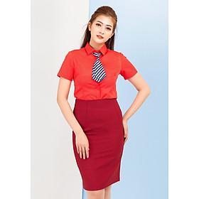 Chân váy Bút chì Titishop CV04 Màu Đỏ