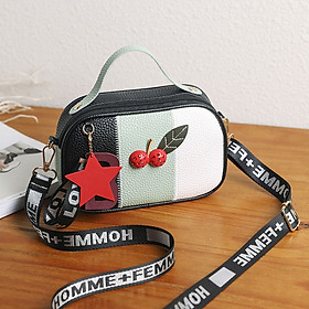 Women PU Leather Shoulder Bag Handbag Cute Street Holiday Beach Doctor Bag Crossbody Bag Casual Messenger Bag Handbag