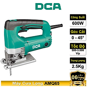 Mua Máy cưa lọng DCA AMQ65 công suất 600W  có 6 tốc độ