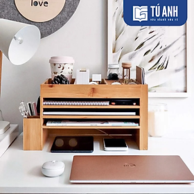 Mua KỆ ĐỂ BÀN DONNA  Gỗ Tràm tự nhiên 