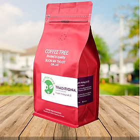 Cà phê bột 100% nguyên chất truyền thống số 2 (500gr) Coffee Tree gu vừa vị chuẩn truyền thống