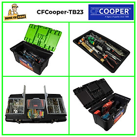 Thùng đồ nghề nhựa,Dụng cụ cầm tay,Hộp đựng 58 x 25 x 27cm 23in CFCooper