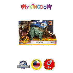 Đồ Chơi JURASSIC WORLD MATTEL Khủng Long Triceratops Có Âm Thanh HDX40/HDX17