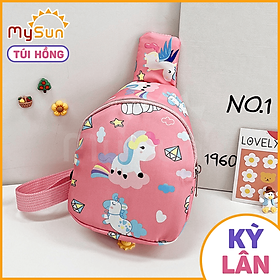 Túi xách đeo chéo cho bé trai gái trẻ em 2 3 4 5 6 7 8 tuổi mini sành điệu thời trang MySun