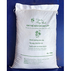 Mua Đất trồng cây cao cấp  Giá thể hữu cơ cao cấp dùng cho Hoa Hồng  Cây Cảnh  rau sạch (Bao 10kg)