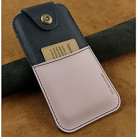 Bao da rút cho Samsung Note 10 plus/ Note20 Ultra/ S22 Plus/ Note8...quai cài da bò thật Style