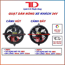 Mua Quạt dàn nóng Xe Khách  quạt dàn nóng xe khách mới cánh hút JKH266PL-24V