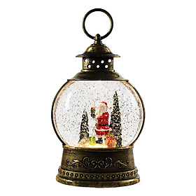 Hình ảnh Christmas Snow  Lantern Music Box Toy for Tabletop Festival Decor