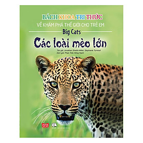 Hình ảnh Bách Khoa Tri Thức Về Khám Phá Thế Giới Cho Trẻ Em - Các Loài Mèo Lớn (Tái Bản 2018)