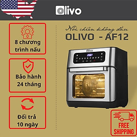 Mua Nồi Chiên Không Dầu OLIVO AF12 Dung Tích