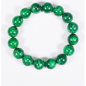 Vòng tay phong thủy đá cẩm thạch sơn thủy mệnh hỏa , mộc - Ngọc Quý Gemstones