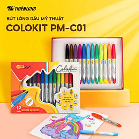 Bút lông dầu mỹ thuật Thiên Long Colokit PM-C01