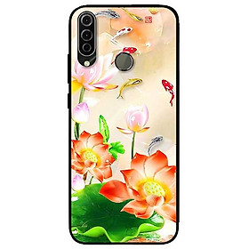 Ốp lưng dành cho Vsmart Joy 3 mẫu Sen Đỏ Và Koi