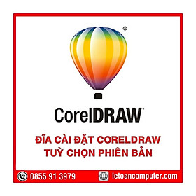 Mua Đĩa Cài Đặt Phần Mềm CorelDRAW Tuỳ Chọn Phiên Bản