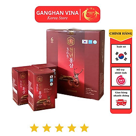 Nước Hồng Sâm Linh Chi Nhung Hươu 365 Hansusam (70ml x 60 gói)