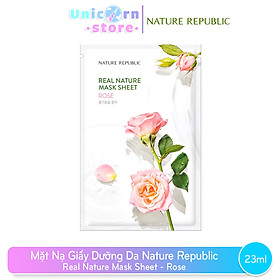 Mặt Nạ Giấy Dưỡng Da Nature Republic Real Nature Mask Sheet 23ml