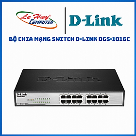 Mua Bộ Chia Mạng Switch D-Link DGS-1016C 16 Cổng RJ45 10/100/1000Mbps Vỏ Kim Loại - Hàng Chính Hãng