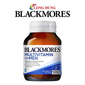 Viên uống Blackmores Men's Multivitamin For Men hỗ trợ sức khỏe nam giới (50 viên) - Hàng chính hãng