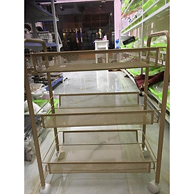 Mua Xe đẩy 3 tầng lưới sắt