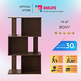 Mua Giá sách cao cấp bằng gỗ SMLIFE Bony