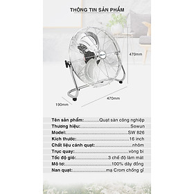Mua QUẠT SÀN SOWUN SW 826 Hàng chính hãng