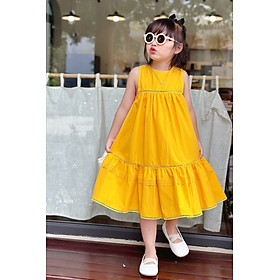 Váy đầm bé gái Vàng MS202076