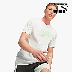 PUMA - Áo thun thể thao nam cổ tròn tay ngắn Run Favourite Graphic 523394-0
