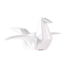 Origami Crane Figurine Statue Home Office Desk Decorative Ornaments Gift