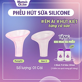 Phễu Hút Sữa Silicone Mama's Choice Pumpfit, Hứng Sữa Mẹ Êm Ái, Kiểm Định Quốc Tế, Tương Thích Máy Mede la Spectra Avent Fazt