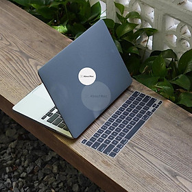 Mua COMBO Ốp + Phủ phím cho Mácbook Xám(Gray) (Tặng Kèm Nút Chống Bụi + Bộ kẹp chống gãy sạc)