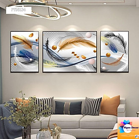 Mua Combo 3 tranh tráng gương xịn sò - tranh treo tường phòng khách