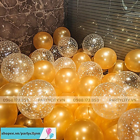 Mua Set 30 bóng bay sinh nhật trang trí sinh nhật  đám cưới  tiệc tùng mix sẵn các màu  pastel  bóng nhũ  bóng chấm sao