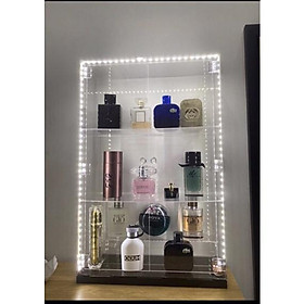 Mua Tủ trưng bày mica - tủ trưng bày nước hoa  mỹ phẩm cao cấp size lớn(40x15x60)