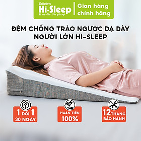 GỐI CHỐNG TRÀO NGƯỢC DẠ DÀY CHO NGƯỜI LỚN HI-SLEEP - GIẢM VIÊM HỌNG, HO ĐÊM, NGHẸN CỔ, NUỐT VƯỚNG