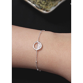 Lắc Tay half circle stone