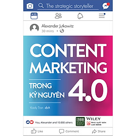 Hình ảnh sách Content Marketing Trong Kỷ Nguyên 4.0 ( Tái Bản)