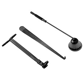 3x Đưa Ra Nến Công Cụ Nến Snuffer Tông Đơ Cắt Bấc Dipper Ngọn Lửa Bấc Kéo