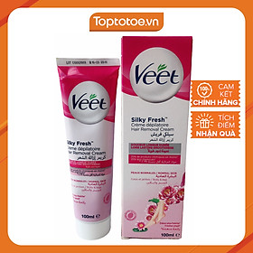 Kem Tẩy Lông VEET Silk & Fresh Lotus Milk &...