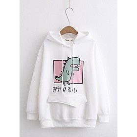Áo Khoác Hoodie In Khủng Long 693
