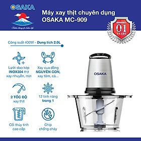 Mua Máy xay thịt cao cấp đa năng MC-909 dung tích 2.0 lít  công suất mạnh - Hàng chính hãng