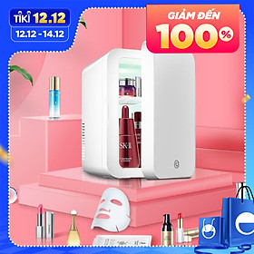 Mua Tủ lạnh mini mặt gương đựng mỹ phẩm dung tích 8 Lít