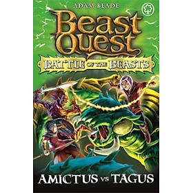 Sách - Battle of the Beasts: Amictus vs Tagus : Book 2 by Adam Blade (UK edition, paperback)