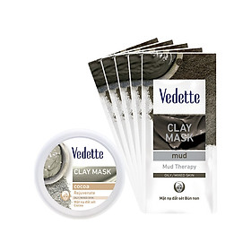 Bộ sưu tập mặt nạ đất sét Vedette Clay Mask cho da dầu