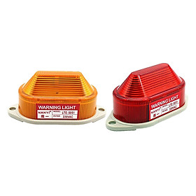 2pcs Safety LED Warning Light Emergency Alarm Beacon Strobe Lamp for Cars