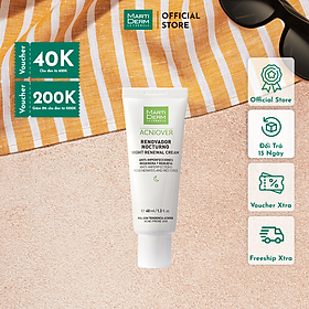 Kem Dưỡng Tái Tạo Ban Đêm Cho Da Dầu Mụn - MartiDerm Acniover Night Renewal Cream (40ml)