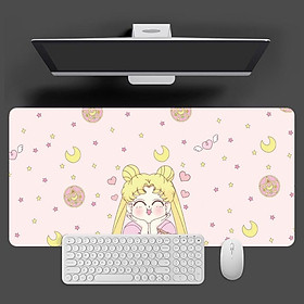 Mua Miếng lót chuột Anime hoạt hình Thủy thủ mặt trăng dễ thương chống nước cực êm